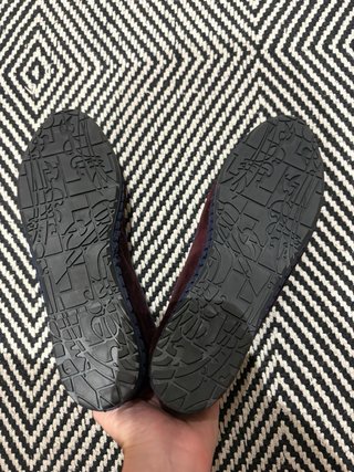 Zapatillas Flabelus Terciopelo Morado/Azul