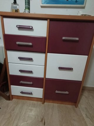 Cómoda de 8 cajones