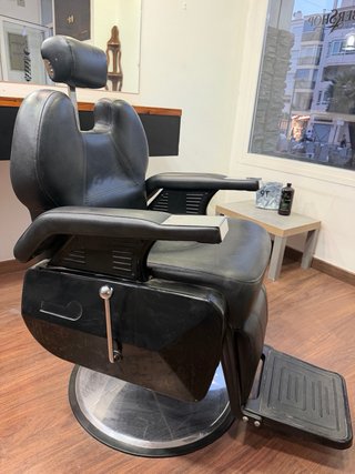 Sillón de barbería profesional