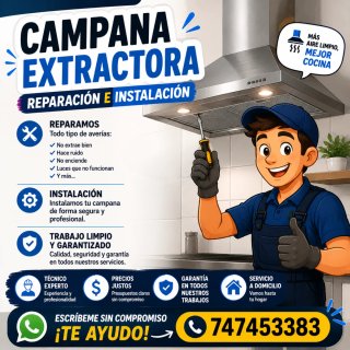 Campana Extractora | Reparación e Instalación