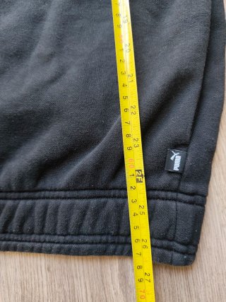 Sudadera Puma con capucha negra y blanca