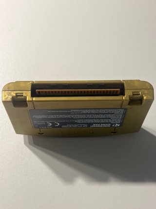 Cartuccia dorata Zelda Majora's Mask per N64