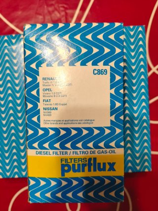 Filtro gasoil Purflux C869 *NUEVO*