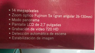 Cámara Fuijifilm finaliza jx 500 funda sdhc de 4gb