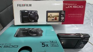 Cámara Fuijifilm finaliza jx 500 funda sdhc de 4gb