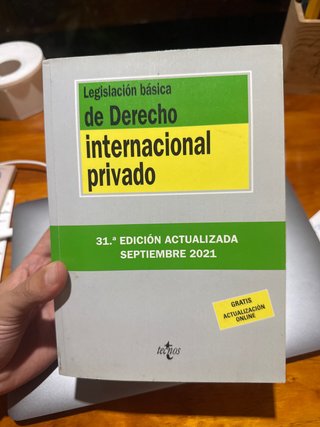 Legislación básica de derecho internacional pri...