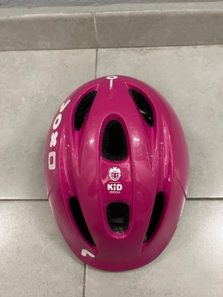 Casco Bicicleta Infantil Rosa.