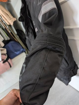 Chaqueta de Moto Negra