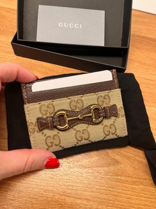 Tarjetero Gucci Horsebit Nuevo