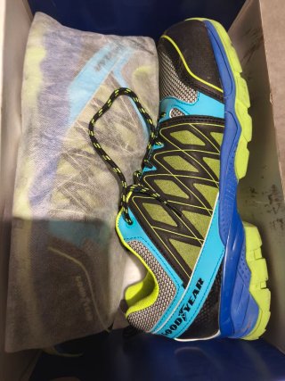 Zapatillas de seguridad Goodyear azules