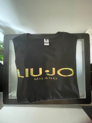 Liu Jo Maglietta Cotone Nera Taglia S