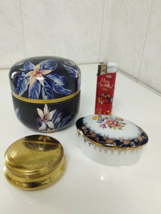 Set 3 scatole decorative miste