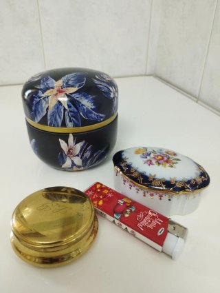 Set 3 scatole decorative miste