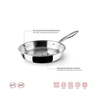 Sartén Triply IBILI 24cm Acero Inox