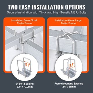 Guía de Remolque para Barcos, Polos de Guía de Remolque de Diseño Ajustable de 52.1 cm, 2PCS Guías de Remolque de Acero Galvanizado a Prueba de Óxido, Diseño de Guía de Rodillo de Alta Resistencia...