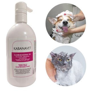 Champú Kabanavet Clorhexidina 4% - Irritaciones mascotas