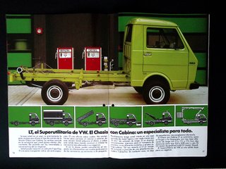 El VW LT (Typ 21) Catálogo, Volkswagen, 1976