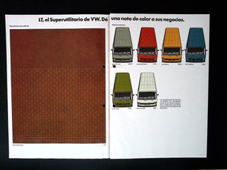 El VW LT (Typ 21) Catálogo, Volkswagen, 1976
