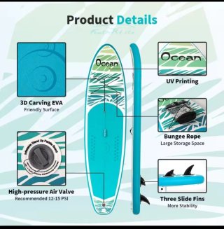 Tabla Paddle Surf Nueva a estrenar 330x83x15
