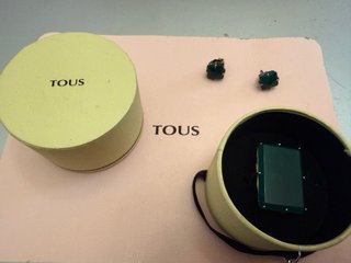 Conjunto Tous Oro y Verde