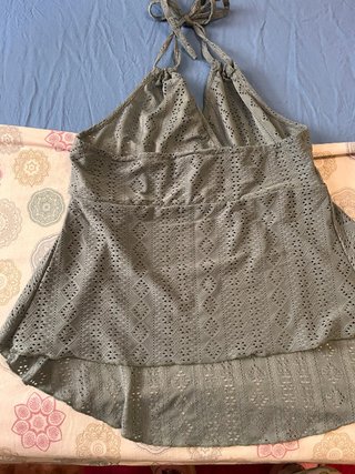 Veronica M Top Verde Oliva Talla S