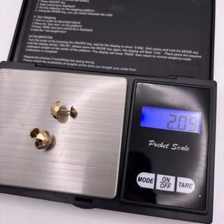Pendientes de oro 18kt