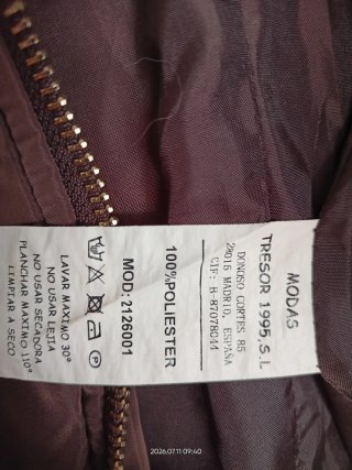 Chaqueta de invierno acolchada