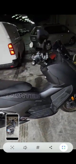 Maxi Scooter Negra 350cc