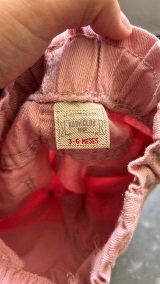 Calça Bebé Menina Rosa