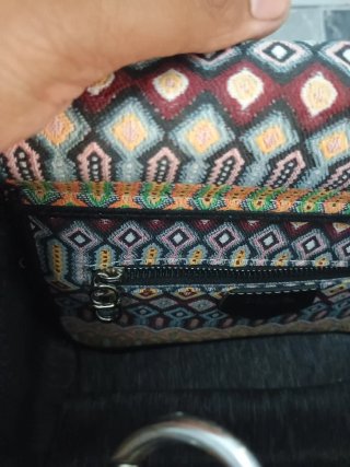 Bolso Christian Dior Lona Multicolor