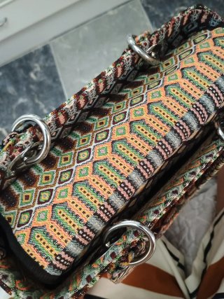 Bolso Christian Dior Lona Multicolor