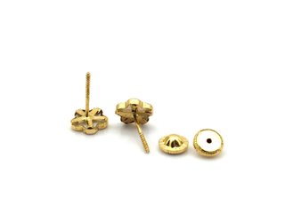G115792-0    Pendientes Oro 18k Con Nacar