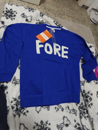 Camiseta Fashion Fore Azul Manga Larga