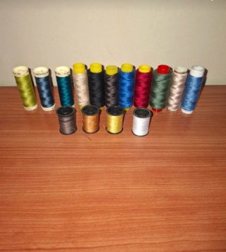 Set de Tijeras e Hilos para Costura