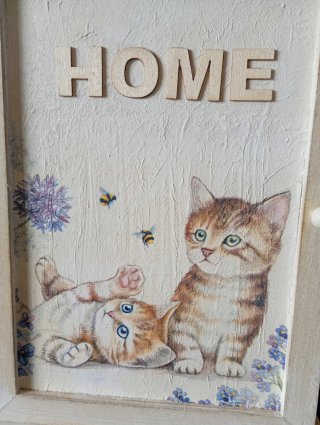 Armario para llaves gatitos HOME