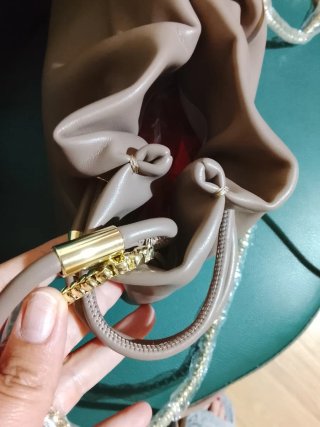 Bolso CH Carolina Herrera Rojo Dorado