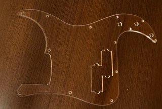 Golpeador Pickguard transparente Fender Precision