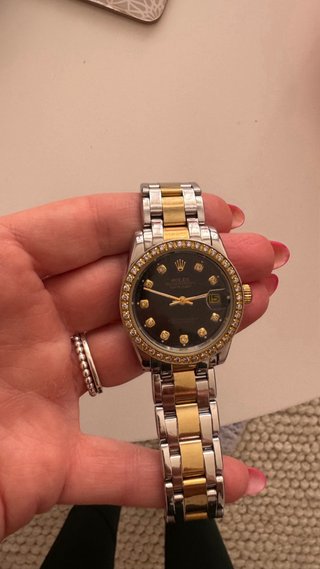 Rolex Datejust Oro y Acero Diamantes