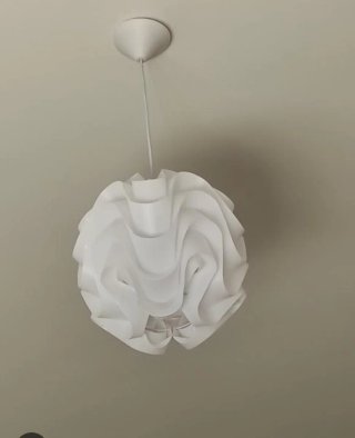 Lámpara colgante  blanca