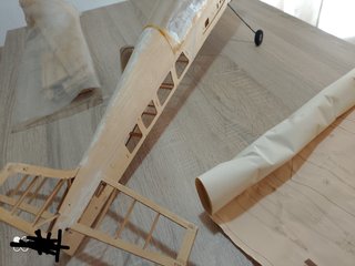 Avión de madera para montar. Escucho ofertas