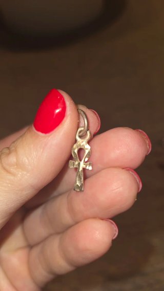 Colgante llave de la vida plata Egipto
