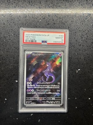 Mewtwo 183 PSA 10 Art Rare Pokemon