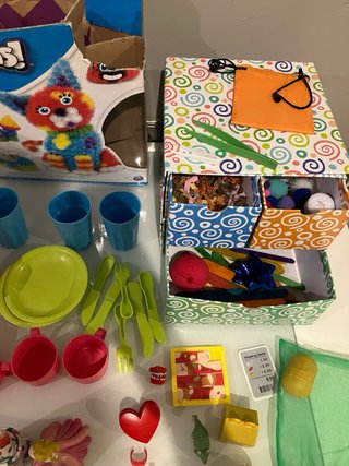 Lote di giocattoli educativi e creativi