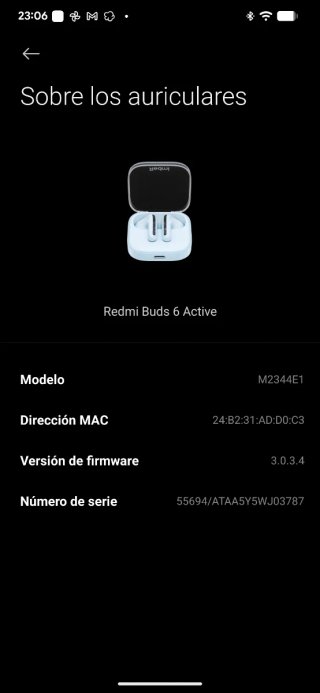 Redmi Buds 6 Active Auriculares Bluetooth J03787
