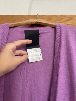 Bolero/Cárdigan Verano Lila Massimo Dutti Talla S