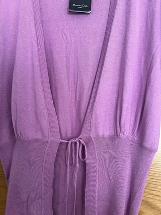 Bolero/Cárdigan Verano Lila Massimo Dutti Talla S