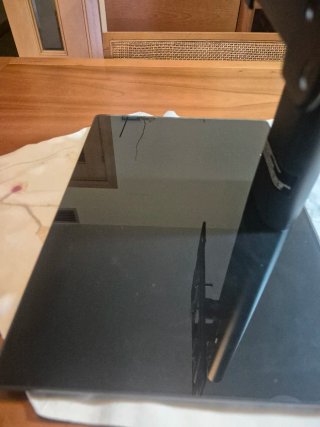 Soporte TV de mesa negro
