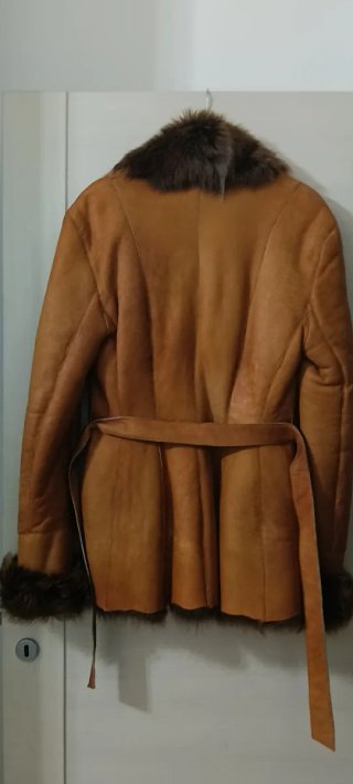 Cappotto Roberto Cavalli Sherling Marrone