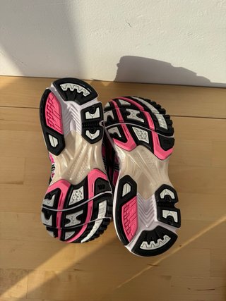 Asics Bambas Rosa y Plata