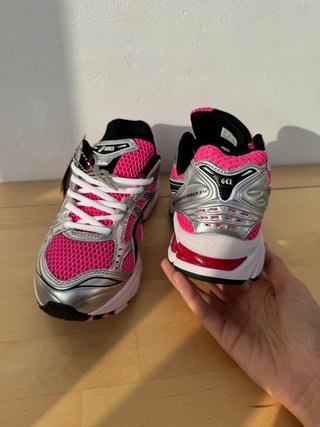 Asics Bambas Rosa y Plata